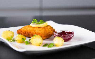 Gefüllte Käseschnitzel