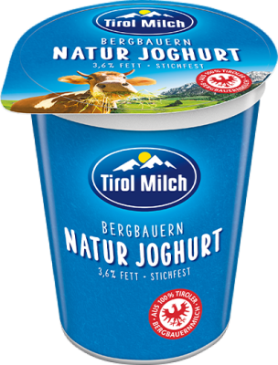 Tirol Milch Naturjoghurt 250g stichfest 3,6%