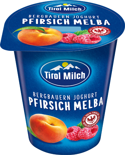 Fruchtjoghurt Pfirsich Melba 500g